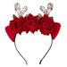 Designer Kidz Reindeer Headband - Red