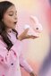 Stellar Haus Large Blush Pink Bunny Night Light