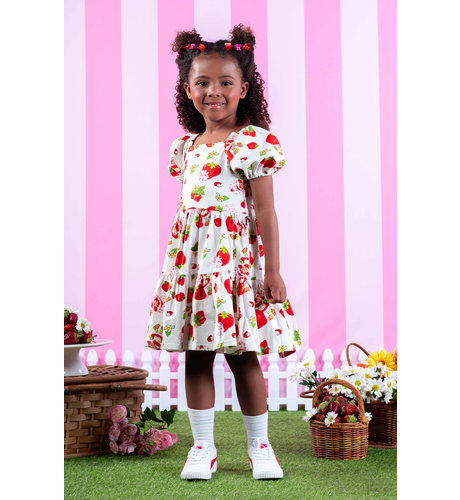 Rock Your Kid Strawberries Forever Dress