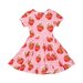 Rock Your Kid Strawberry Delight S/S Waisted Dress