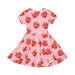 Rock Your Kid Strawberry Delight S/S Waisted Dress