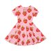 Rock Your Kid Strawberry Delight S/S Waisted Dress