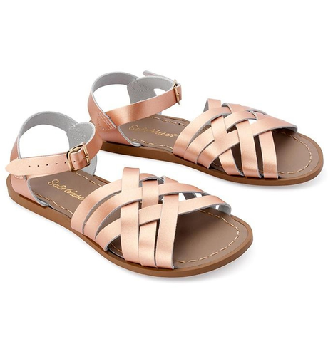 Saltwater Retro Adults Sandal - Rose Gold