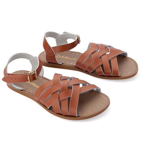 Saltwater Retro Adults Sandal - Tan