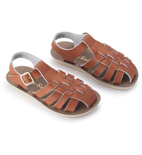 Saltwater Sun-San Sailor Kids Sandal - Tan