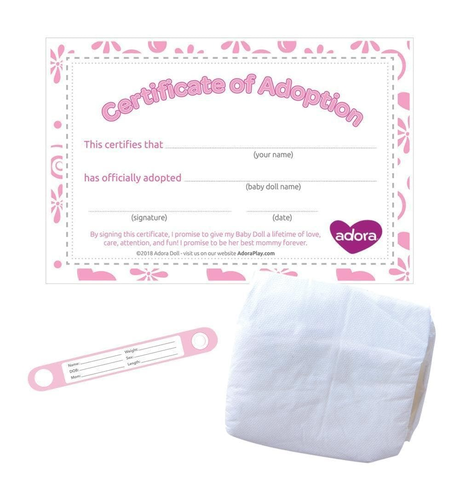 Adora Adoption Baby Accessories Set - Pink