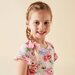 Designer Kidz Frankie Floral S/S Tutu Dress - Pink