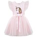 Designer Kidz Unicorn S/S Tutu Dress - Pink