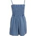 Eve Girl Mia Playsuit - Denim