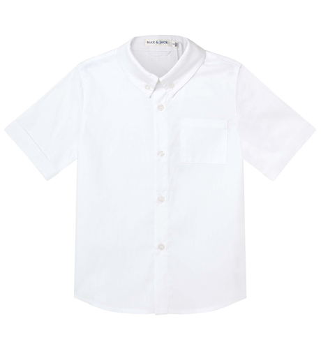 Designer Kidz Jackson S/S Formal Shirt - White