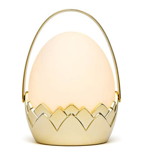 Little Belle Dragon Egg Lantern - White & Gold