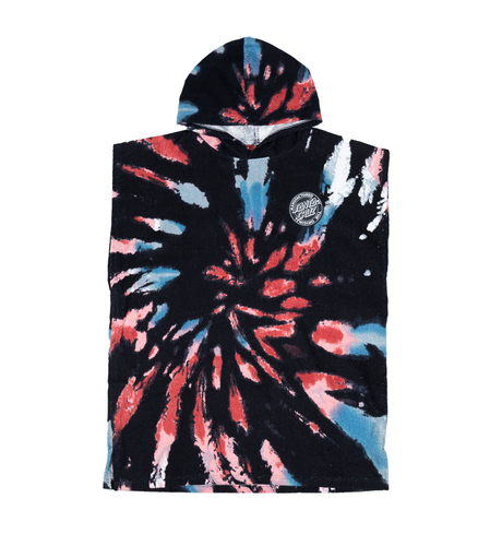 Santa Cruz Mfg Dot Hooded Towel - Tie Dye