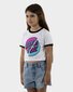 Santa Cruz Double Dot Front Baby Tee - White