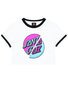 Santa Cruz Double Dot Front Baby Tee - White