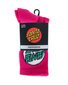 Santa Cruz Other Dot Crew Sock 4pk (Youth 2-8) - Pink/Gmarle/Lilac/Wht