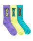 Santa Cruz Logo Arch Crew Sock 3pk (Youth 2-8)