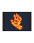 Santa Cruz Flaming Hand Wallet - Navy