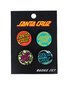 Santa Cruz Multi Logo Badge Set