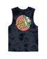 Santa Cruz Beware Dot Muscle Tee - Black Tie Dye