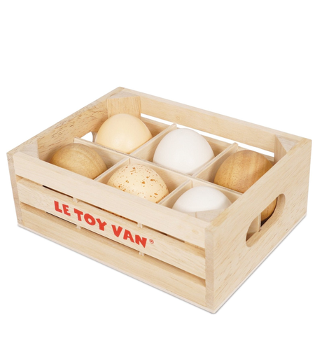 Le Toy Van Farm Eggs - Half Dozen