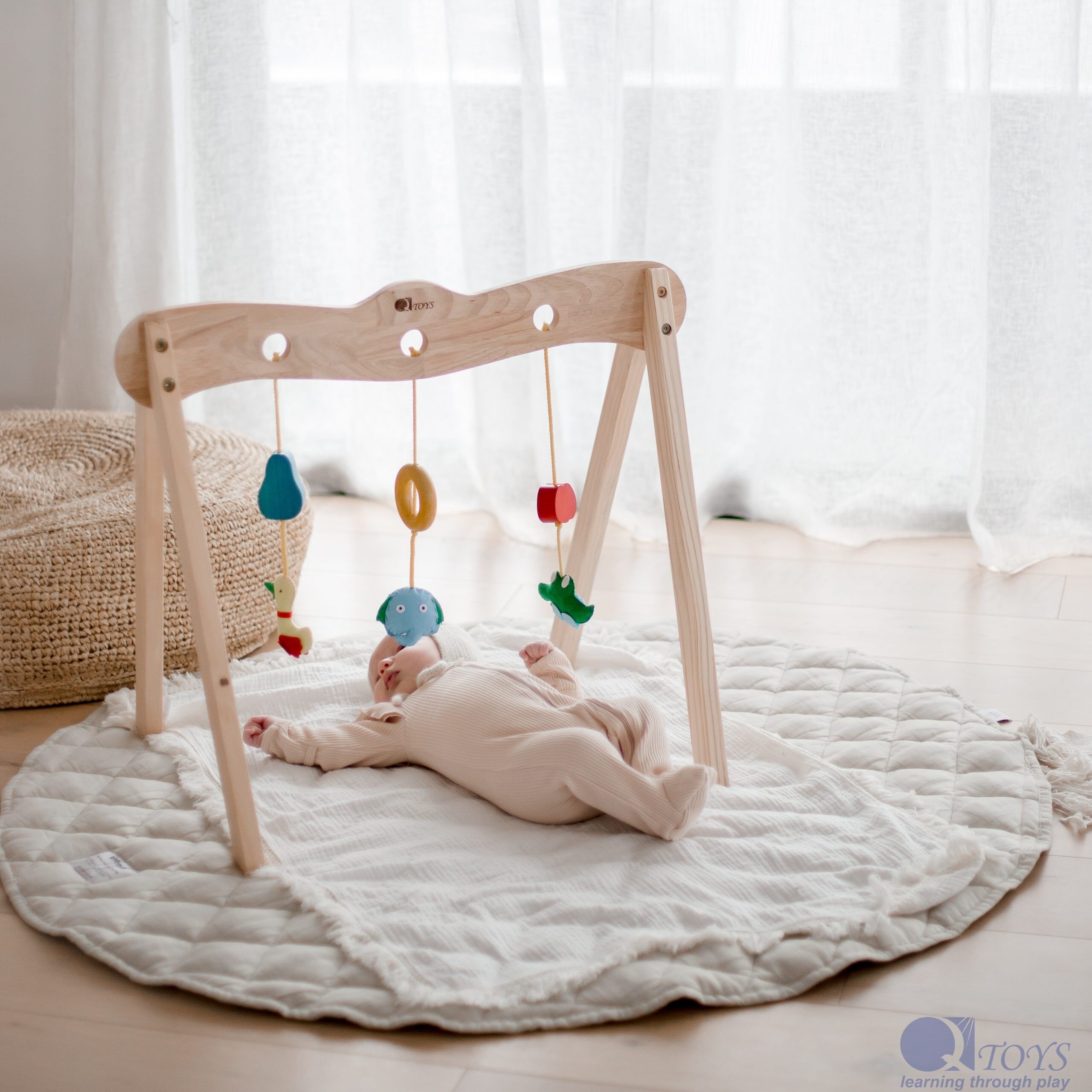Wooden Baby Play Gym PLAY Infant Toys Kids Clothing NZ Shop Online Kid Republic