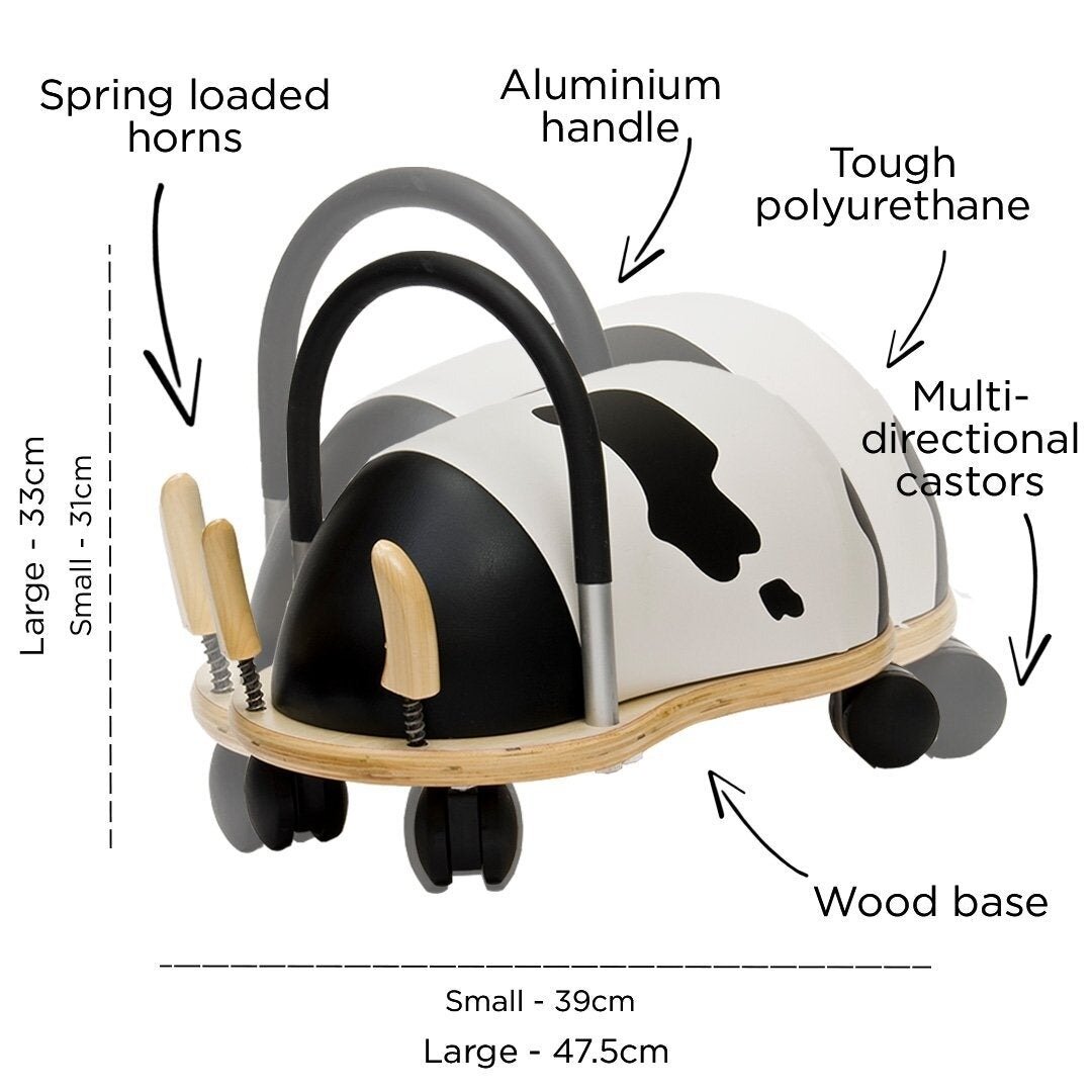 Wheely bug store cow small