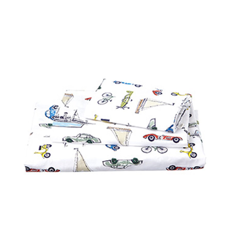 Toshi Cotton Cot Sheet Set - Odyssey