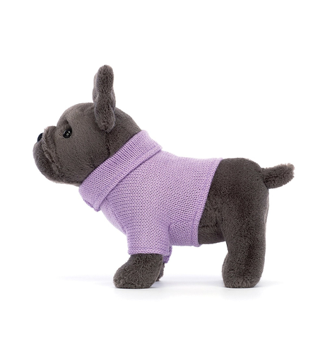 Jellycat Sweater French Bulldog - Purple Ink - PLAY-Soft Toys