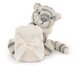 Jellycat Bashful Snow Tiger Soother - Grey & White