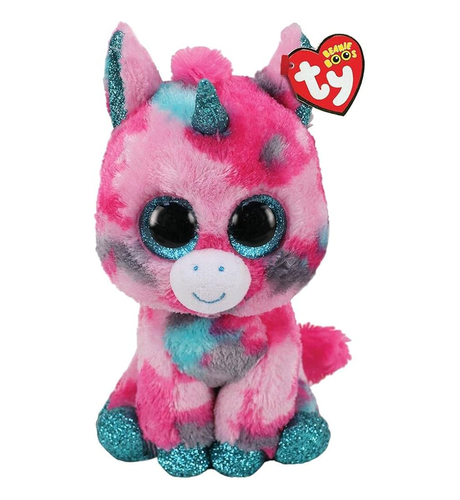 Ty Beanie Boos Gumball - Unicorn Pink/Aqua