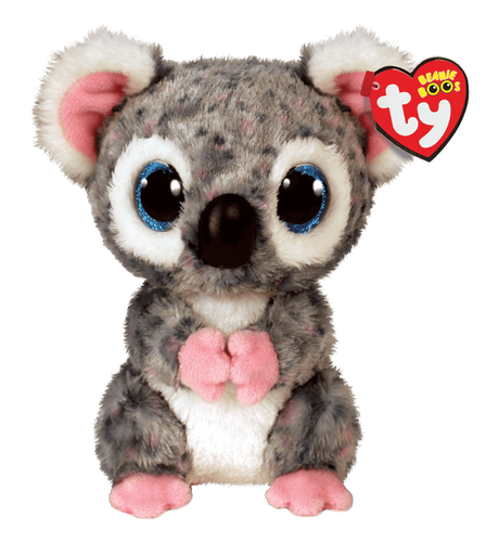 Ty Beanie Boos Karli - Gray Spot Koala