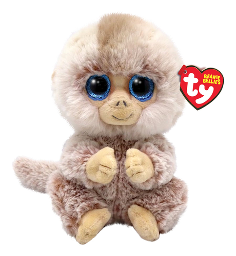 Ty Beanie Bellies Stubby - Tan Monkey