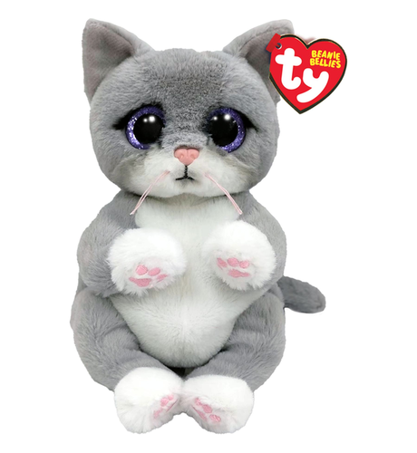 Ty Beanie Bellies Morgan - Grey Cat