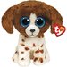 Ty Med Beanie Boos Muddles - Brown/White Dog