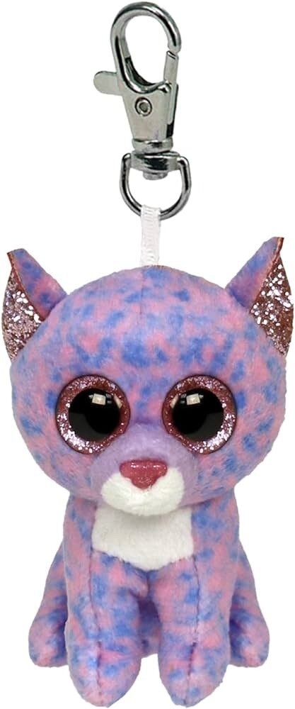 Ty Beanie Boos Clip Cassidy Lavender Cat PLAY Soft Toys Kids Clothing NZ Shop Online Kid Republic Ty Beanies