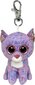Ty Beanie Boos Clip Cassidy - Lavender Cat