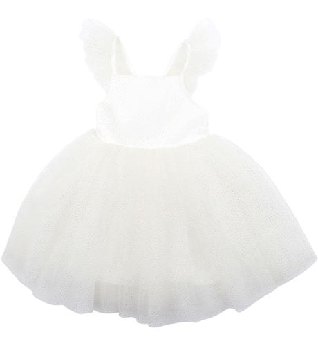 Bebe Party White Glitter Dress