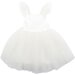 Bebe Party White Glitter Dress