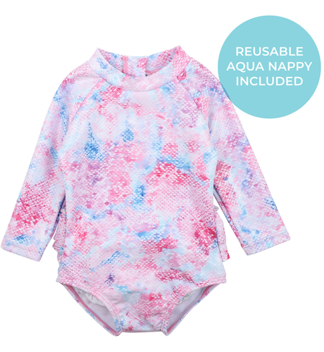 Minihaha Malia Sequin L/S Baby Sunsuit