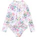 Minihaha Allegra L/S Sunsuit - White