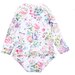 Minihaha Allegra L/S Baby Sunsuit - White