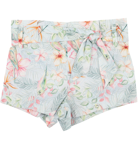 Fox & Finch Budgie Blue Floral Shorts