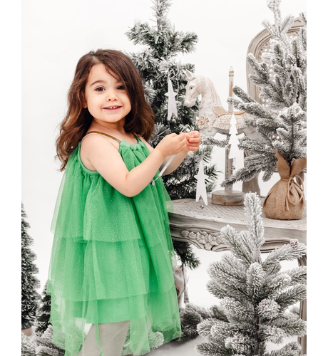 Bebe Sparkly Tree Dress