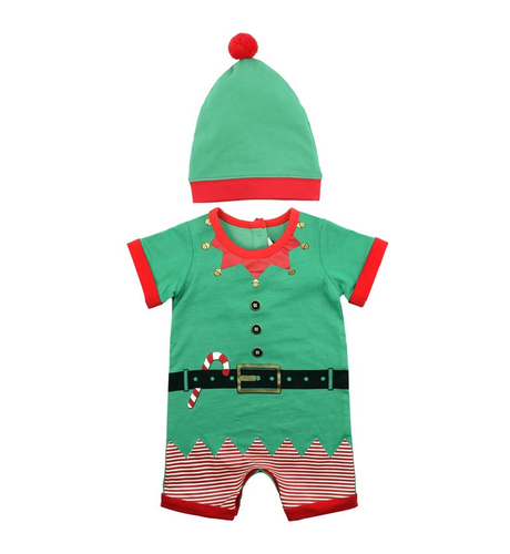 Bebe Elf Romper & Hat