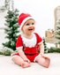 Bebe Santa Romper & Hat