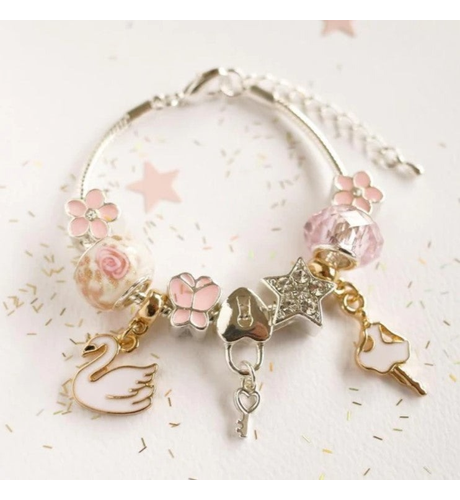 Lauren Hinkley Swan Lake Charm Bracelet