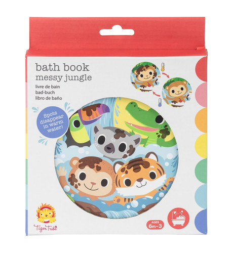 Tiger Tribe Bath Book - Messy Jungle