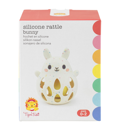 Tiger Tribe Silicone Rattle - Bunny