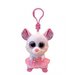 Ty Beanie Boos Clip Nina - White Ballerina Mouse