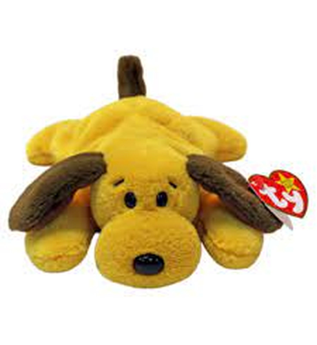 Ty Beanie Babies Bones II - Brown Dog